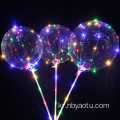 LED 다채로운 가벼운 투명한 보보 스타 풍선